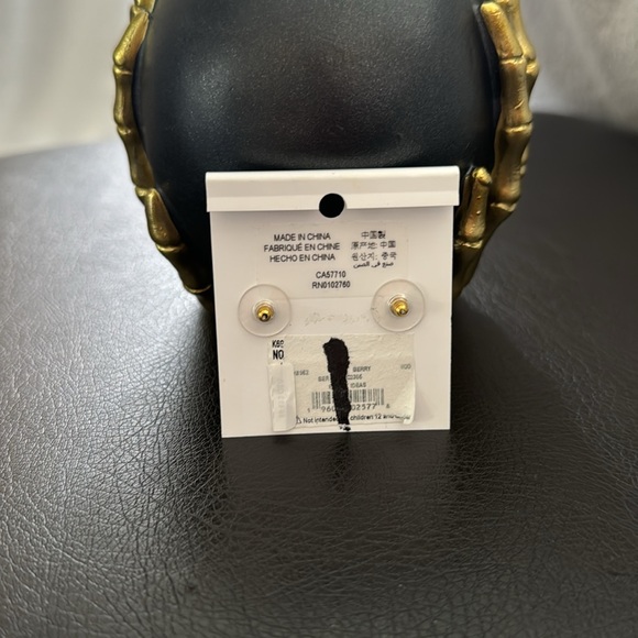 Kate Spade New York She Has Spark Studs Earrings Gold Quartz NWT $59 - Picture 5 of 5